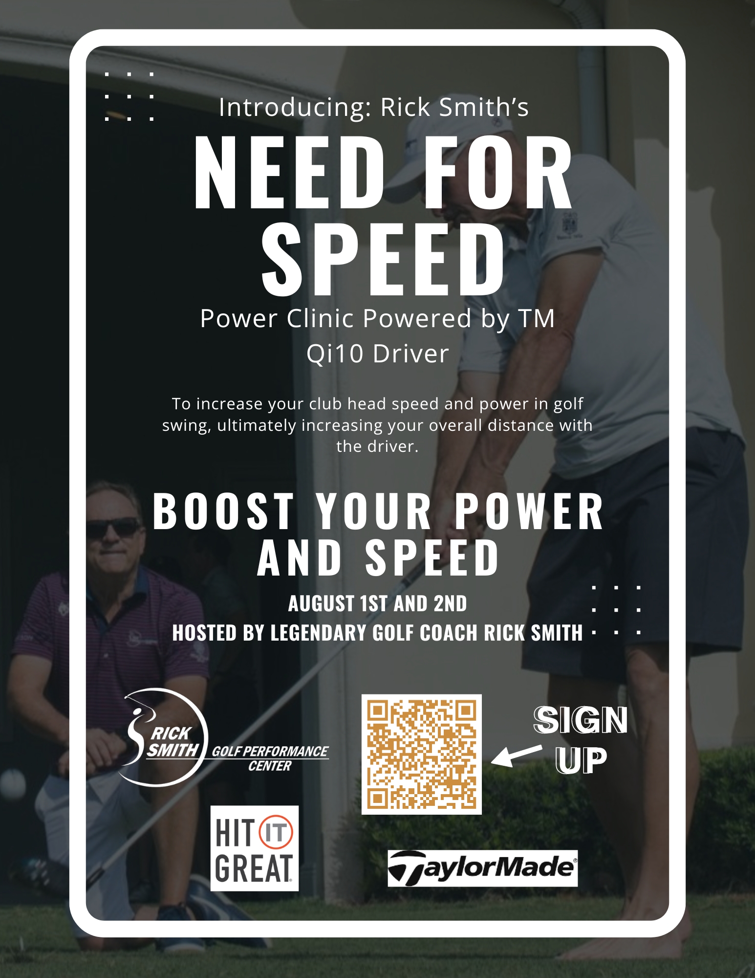 Need for Speed Clinic Flyer